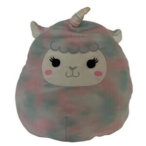 8 pink and blue tie dye